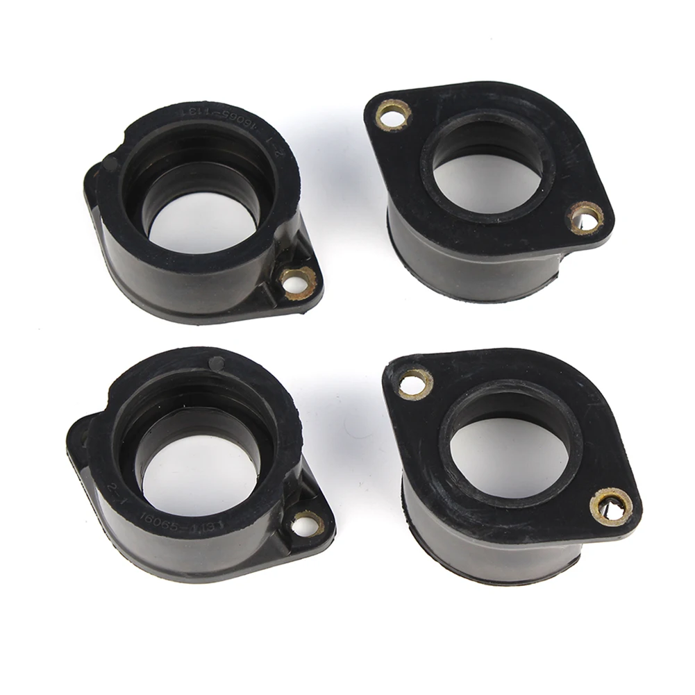 Motorcycle Carburetor Intake Manifold Joint Holder Rubber Boot For Kawasaki ZN1100 LTD Shaft 1984 1985 11-4811 4PCS/SET