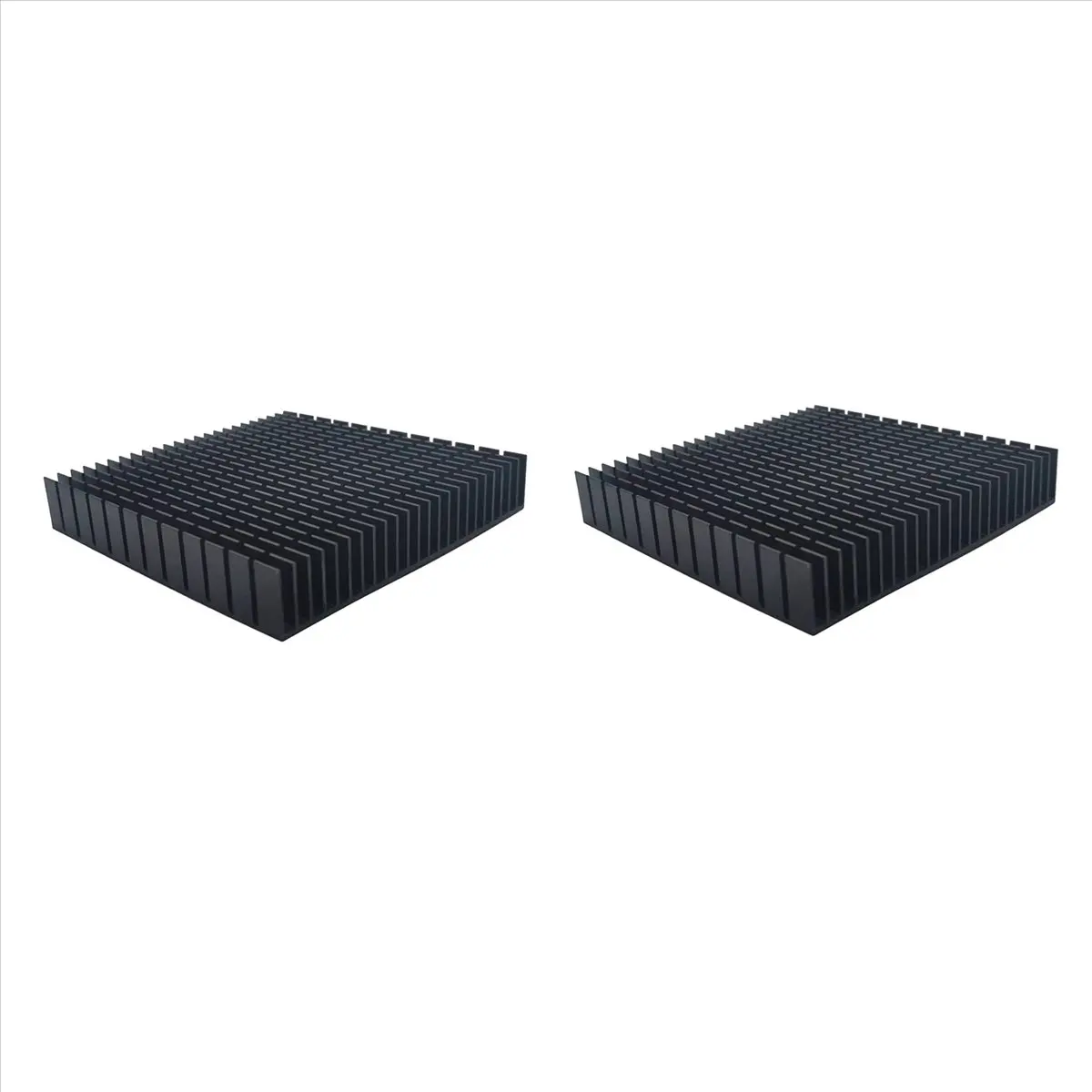 N35R-2Pcs 120Mm Heating Panel Heat Sink Aluminum Heatsink CPU Power Amplifier Radiator B view 4