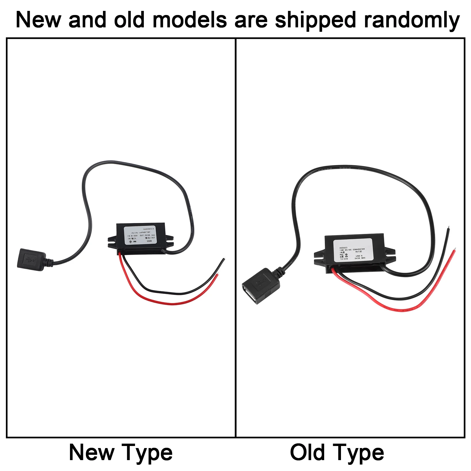Adapter 12V/24V to USB 5V 3A Converter Regulator Cable Wires - Converter Regulator  Voltage Module
