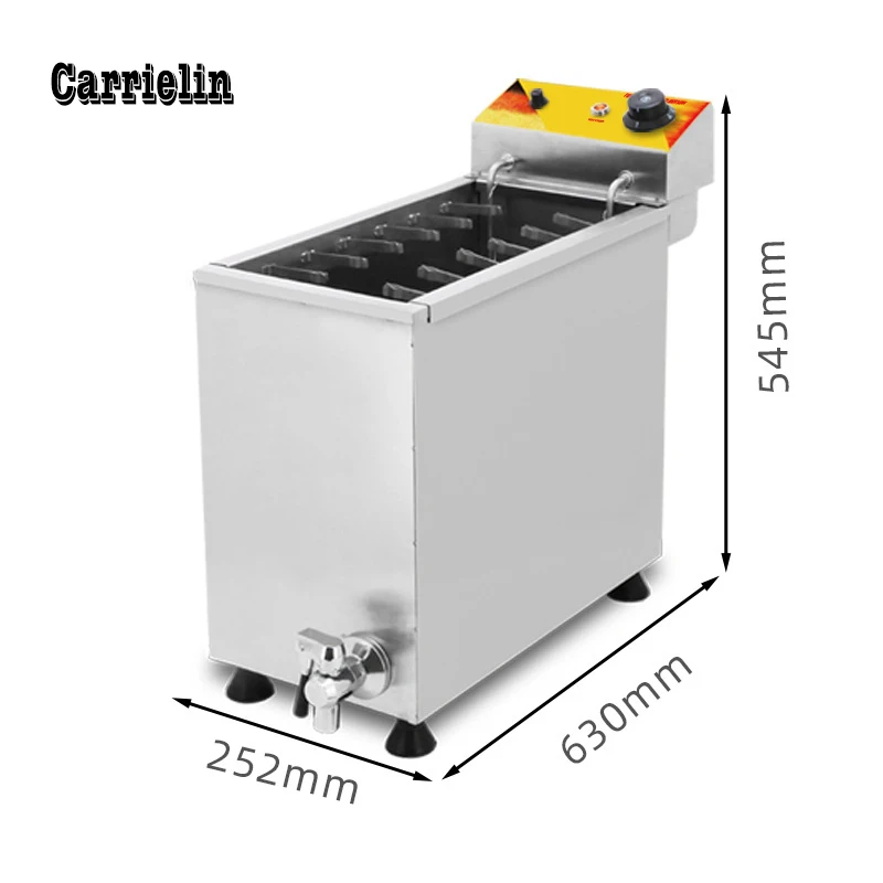 Commercial Automatic 25L12L Large Capacity Cheese Hot Dog Sticks Fryer Electric Deep Korean Corn Dog Fryer Machine Snack Machine