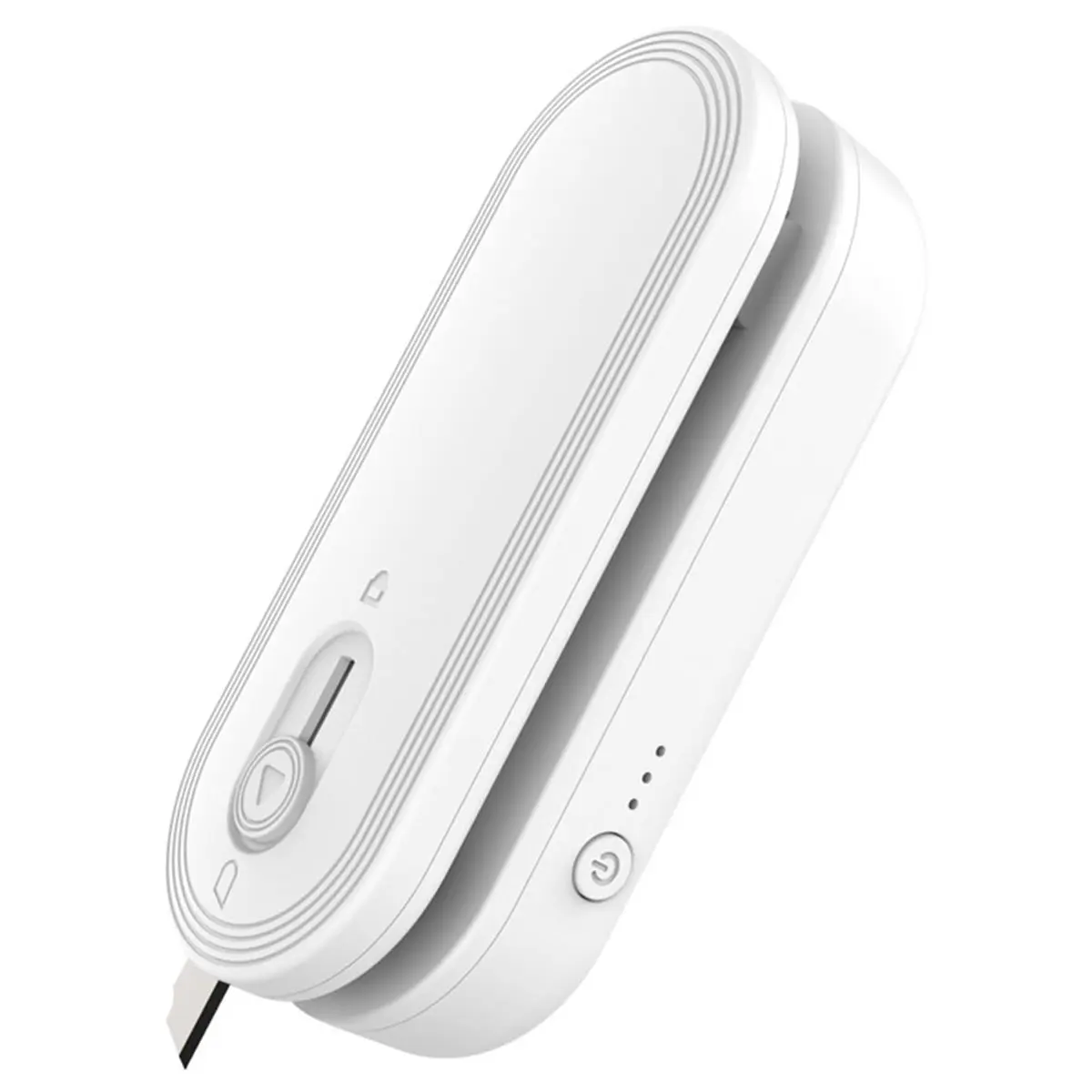 Super Mini Bag Sealer and Cutter, 1800mAh Rechargeable Chip Bag Sealer Handheld Heat Seal, 3 Heat Modes, Magnetic Design