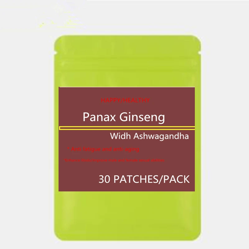 

Мужские/женские корейские прозрачные пластыри Panax с женьшенем для повышенной энергии, памяти и выступления, 30 пластырей