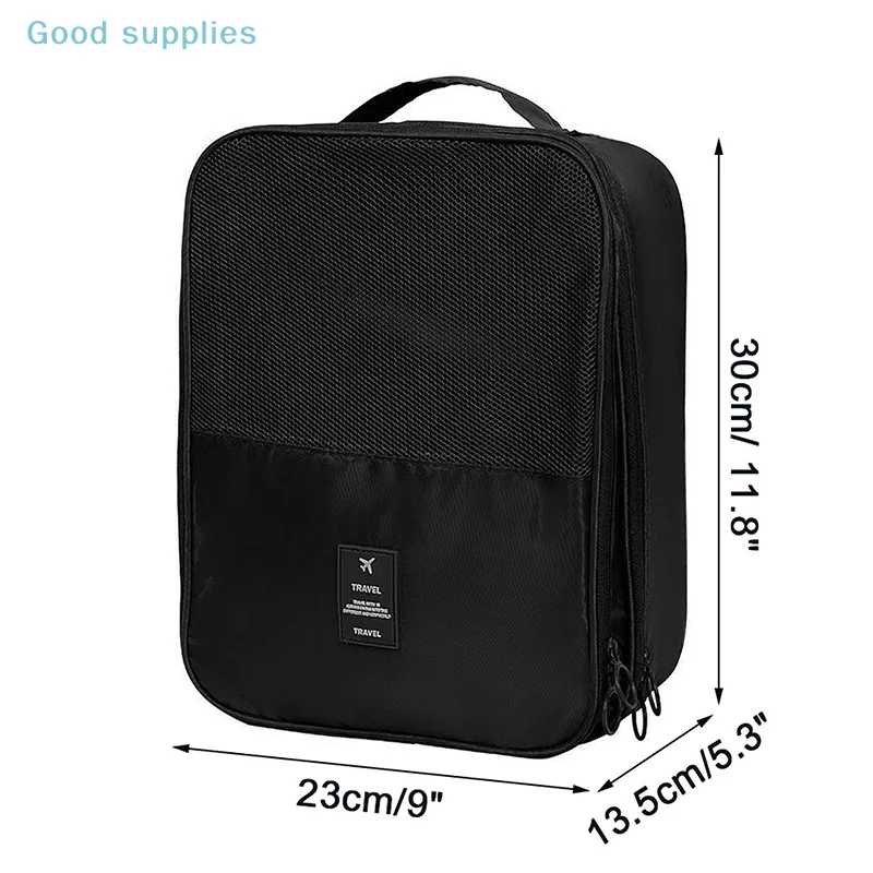 1 قطعة حقيبة تخزين الأحذية السفر الأحذية حقيبة التخزين المحمولة الأمتعة حقيبة التخزين حقيبة السفر ثلاث طبقات تخزين حقيبة الأحذية