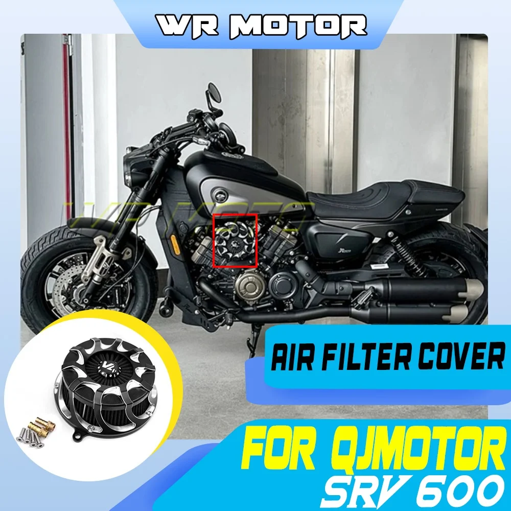Air Intake Filter Housing Protective Cover Fit For QJMOTOR SRV 600 Engine Intake Modification Parts
