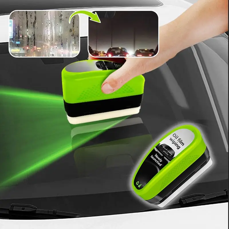 Automotive Car Oil Film Cleaning Brush 150ml Powerful Windshield Cleaner Oil Film Remover Car Window Rearview Mirror Cleaning