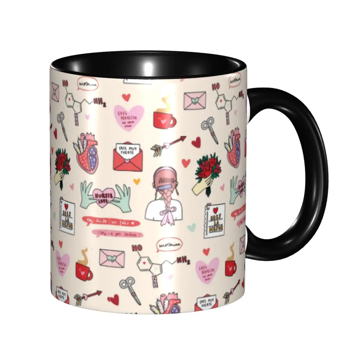

Doctor Nurse Medical Medicine Enfermera En Apuros Mug Customized Ceramic Coffee Mug Cup Creative Gift