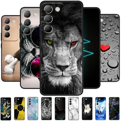 For Vivo V40 SE Case Cool Animals Soft Silicone TPU Phone Cover For Vivo V40 SE 5G Back Cover Bumper Protector Soft Bag TPU Capa