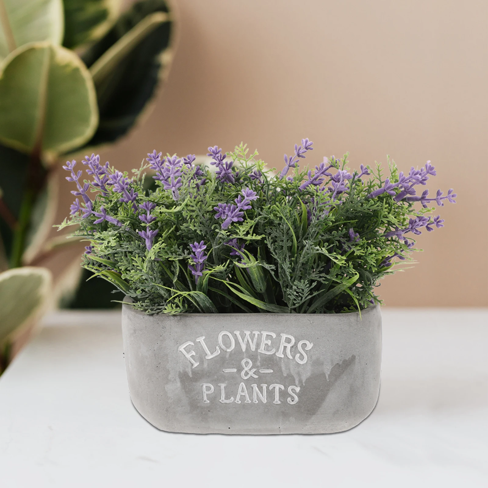

Artificial Prime Quality Fake Potted Plants Simulation Lavender Lavender Bonsai Home Fake Potted Plant Home Decor Garden Gifts