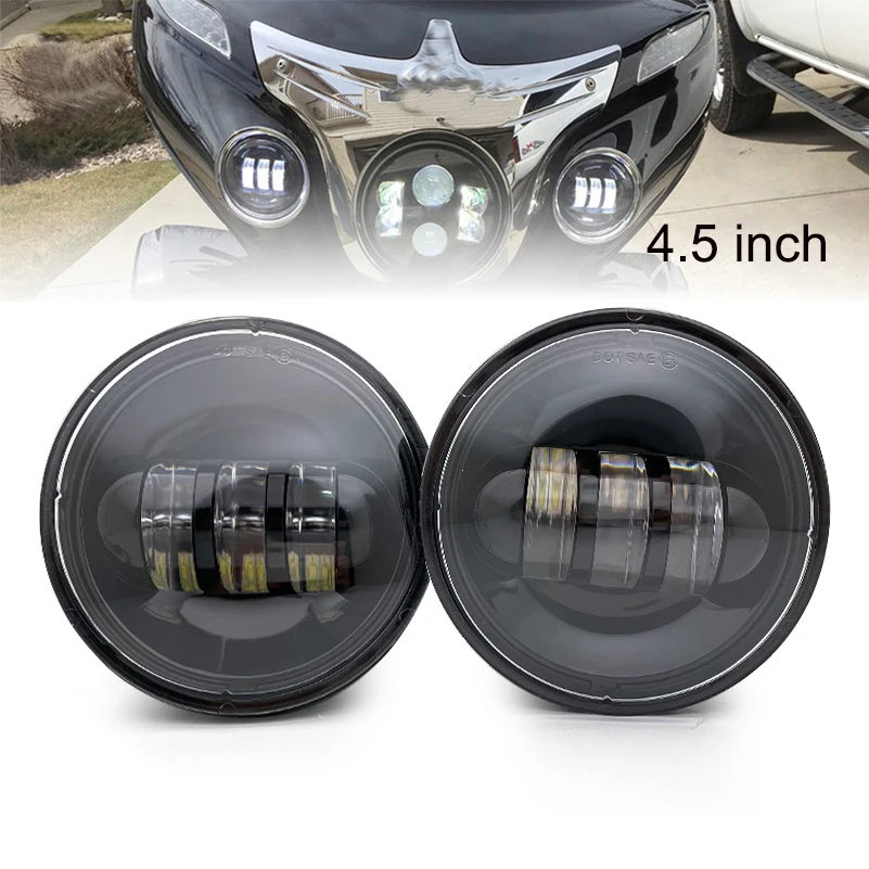 4.5 inch 30W  inch led fog lamps 4-1/2\'\' 4.5 inch motorcycle led Headlight Fit For motorcycle FLHRC Road King Classic