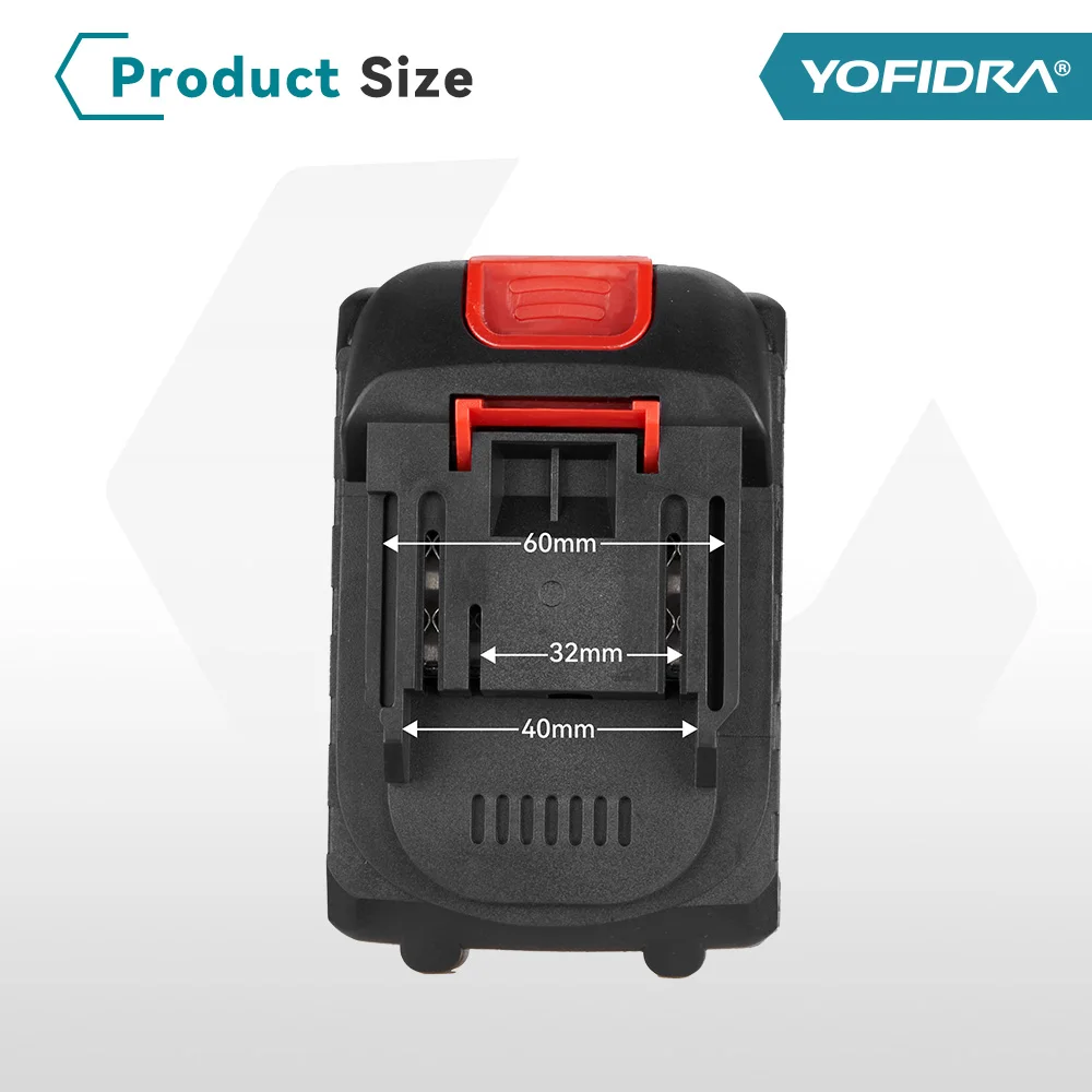 YOFIDRA 18-21V Wiederaufladbare Lithium-Batterie für Bürstenlose Kettensäge Bohrmaschine Elektrischer Schraubenschlüssel für Makita 21V 18V Akku – Detail 19