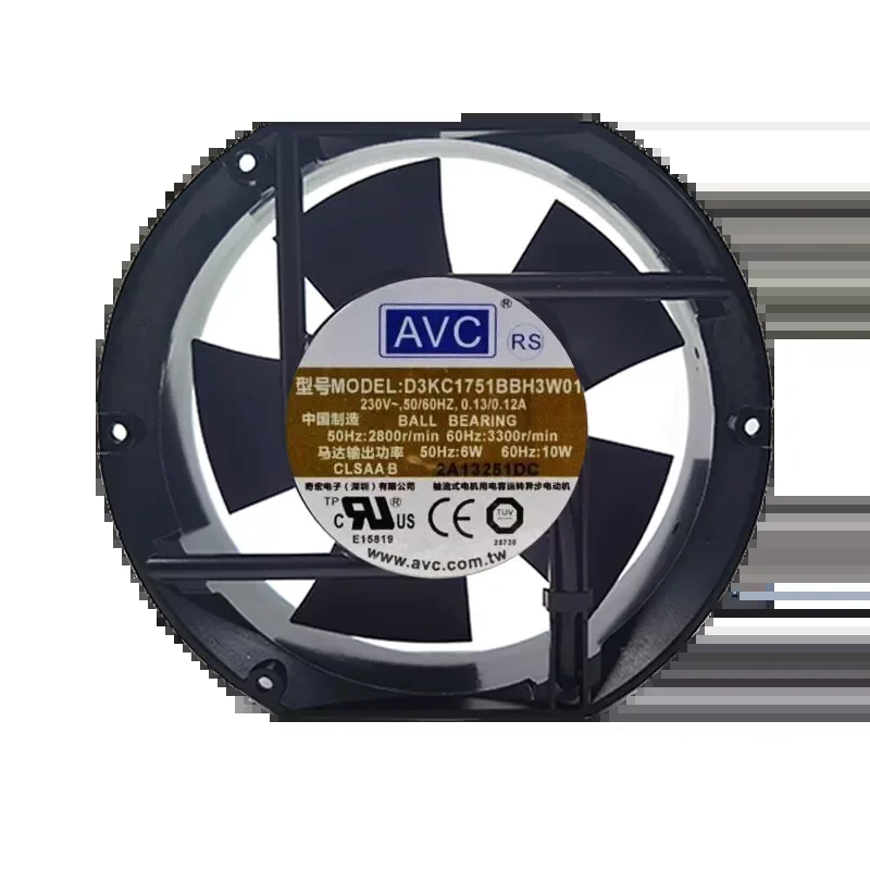 For Original AVC cooling fan D3KC1751BBH3W01 industrial equipment large air volume silent