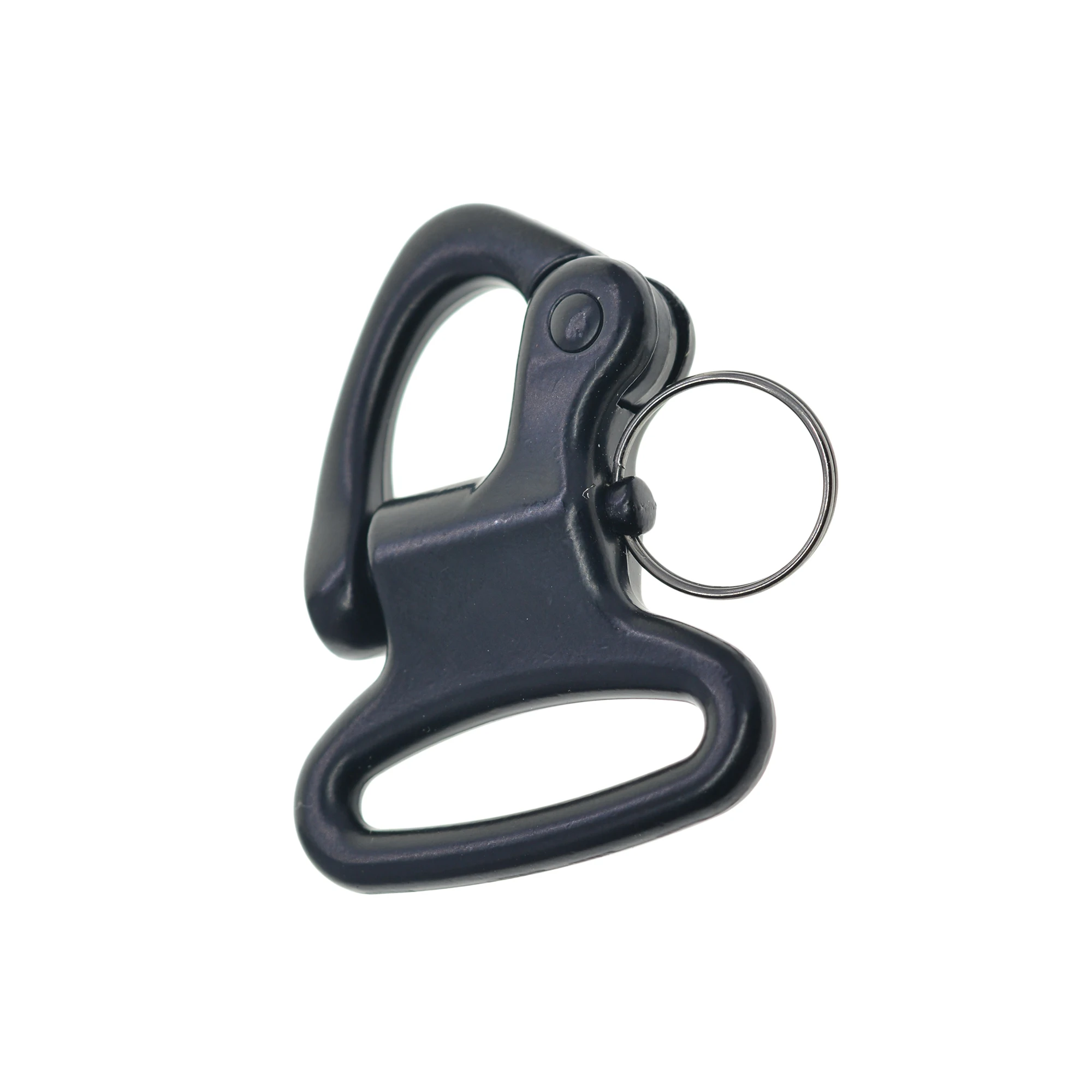 Black solid metal sweden nautical snap pull lock bird eagle carabiner hook shackle connector craft DIY Keychains keyring FOB