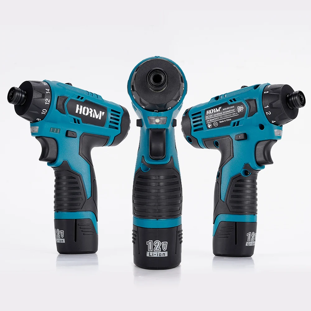 12V Cordless Impact Electric Drill Hammer Screwdriver Two Speed Mini Wireless Hand Driver Wrench Power Tool For Bosch Battery