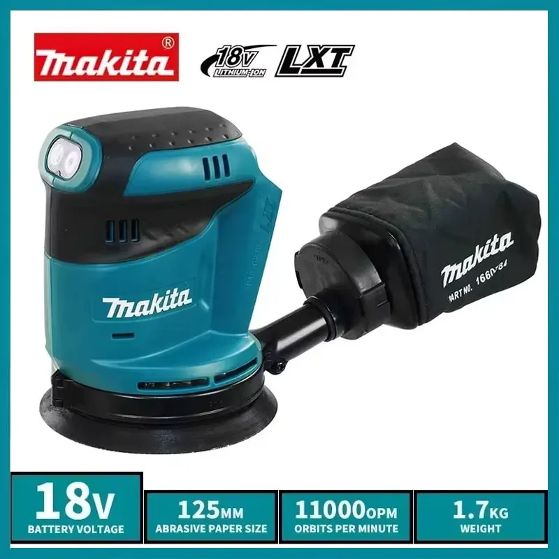 

Makita DBO180Z 18V Brushless Cordless Rechargeable Disc Random Orbital Sander Woodworking Sanding Putty Polishing Bare Tool