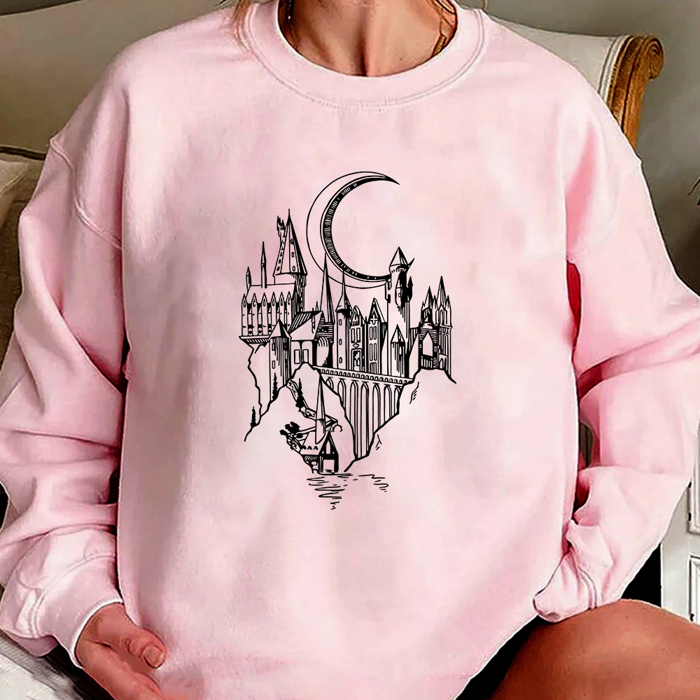 Wizard School Sweatshirt Magical Castle Pullover HP Movie Inspired Jumper 9 3/4 Always Wizarding World Crewneck Sweatshirt