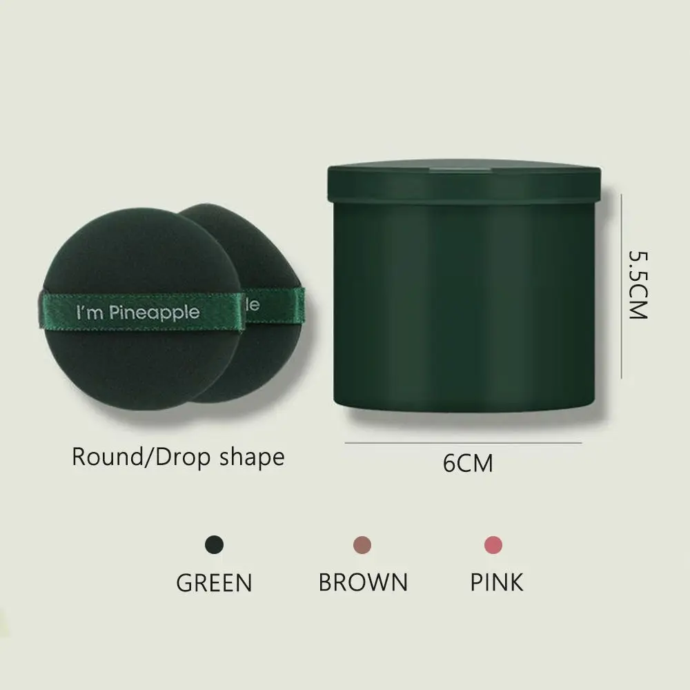 Éponge de maquillage bouffante cosmétique Double face fraise mignonne pour femmes