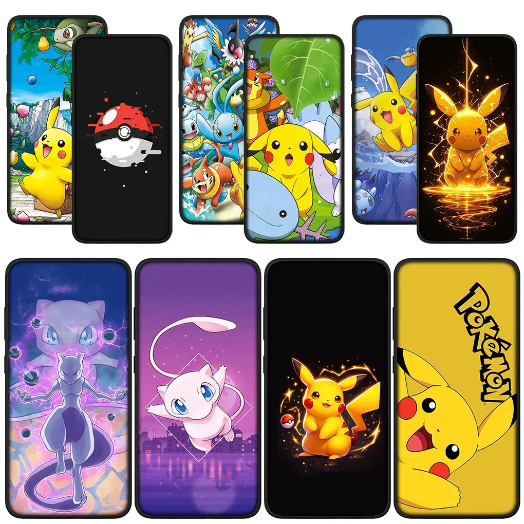 Mew P-Pokemons P-Pikachus Mewtwo Phone Cover for Huawei P30 P20 P10 Y6 Y7 Y9 Prime Mate 10 20 Pro Lite Y9A Y8S P Smart 2019 Case