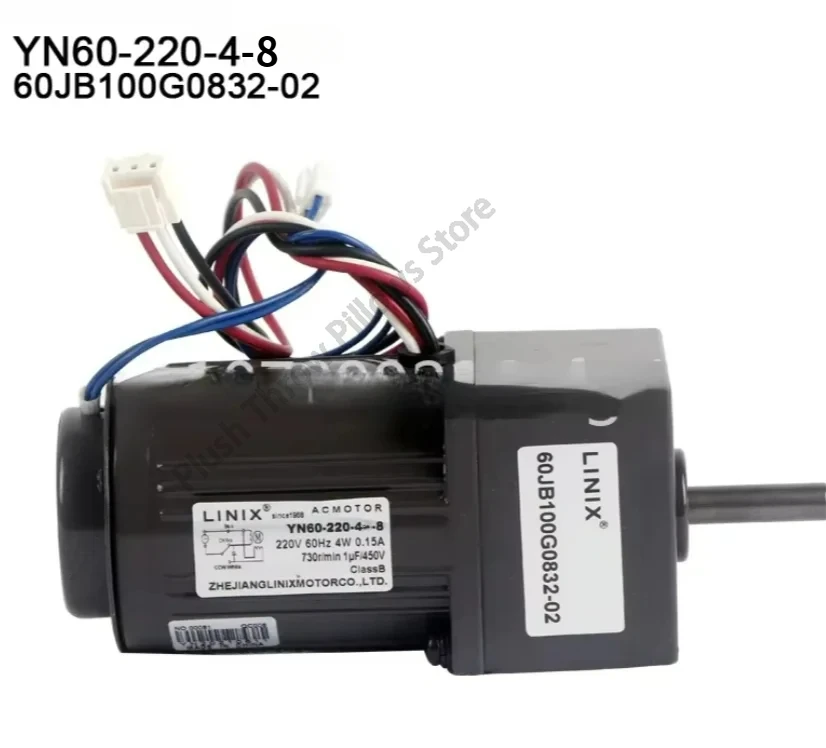 

AC Gear Motor 4W 60mm Motor YN60-220-4-8/single-phase Capacitor Operated Reversible Kitchen Wet Waste Degradation Motor