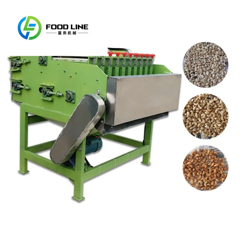 High Speed Cashew Peeler Nut Shell Kernels Separating Machine Cashew Nut Shelling Machine Cashew Nut Sheller