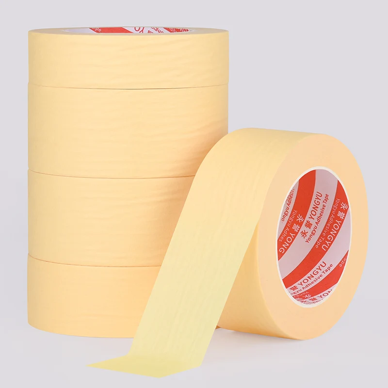 Masking Tape Heat-Resistant Yellow Art Student Sketching Home Color Separation High Adhesion Sketching Edge Painting