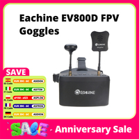 Eachine EV800D 5.8G 40CH Diversity FPV Goggles 5 Inch 800*480 Video with Super HD DVR Resolution Built-in Battery