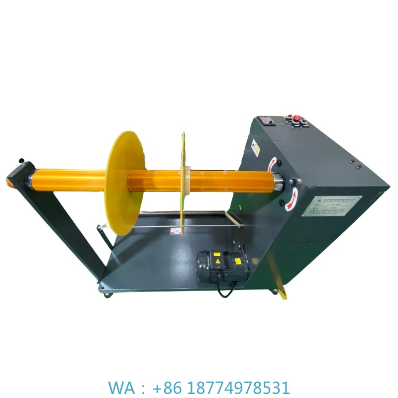 Motor Rewind Coils Winder Re Winding or Unwinding Machine Automatic Feeder 800mm Electric