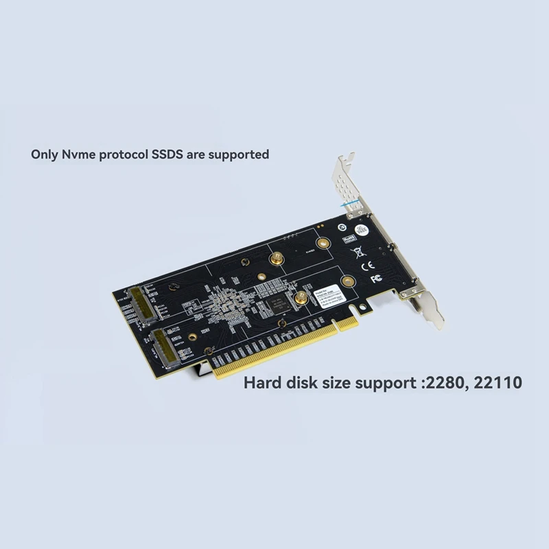 PCIe 3.0 X16 Expansion Card PLX8749 Split-Free M.2 NVME SSD Expansion Card Compatibility External Graphics Card