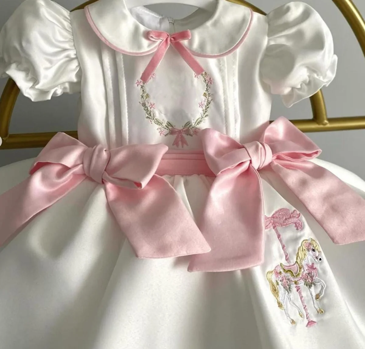Letnia dziewczęca sukienka z h – Embroidery White Dress recenzja i cena