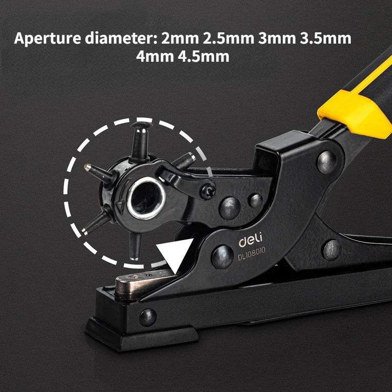 9/10 Inch Multifunction Pliers Leather Belt Hole Punch Plier Eyelet Puncher Watchband Strap Household Leathercraft Punch Pliers
