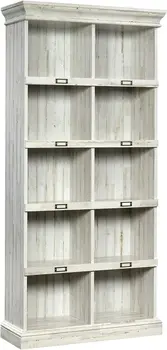 Sauder Barrister Lane Tall Bookcase/Book Shelf, L: 35.55