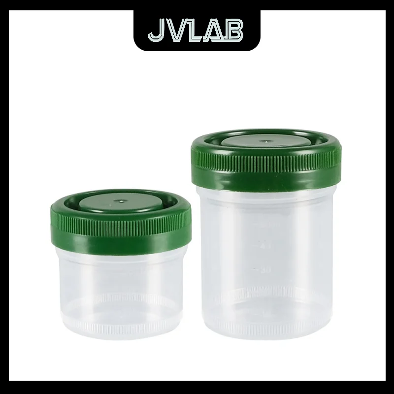 

Formalin Cup PP Sealed Storage Straight Mouth Bottle Sterilization Sample Cup Specimen Container 20-1000ml JVLAB