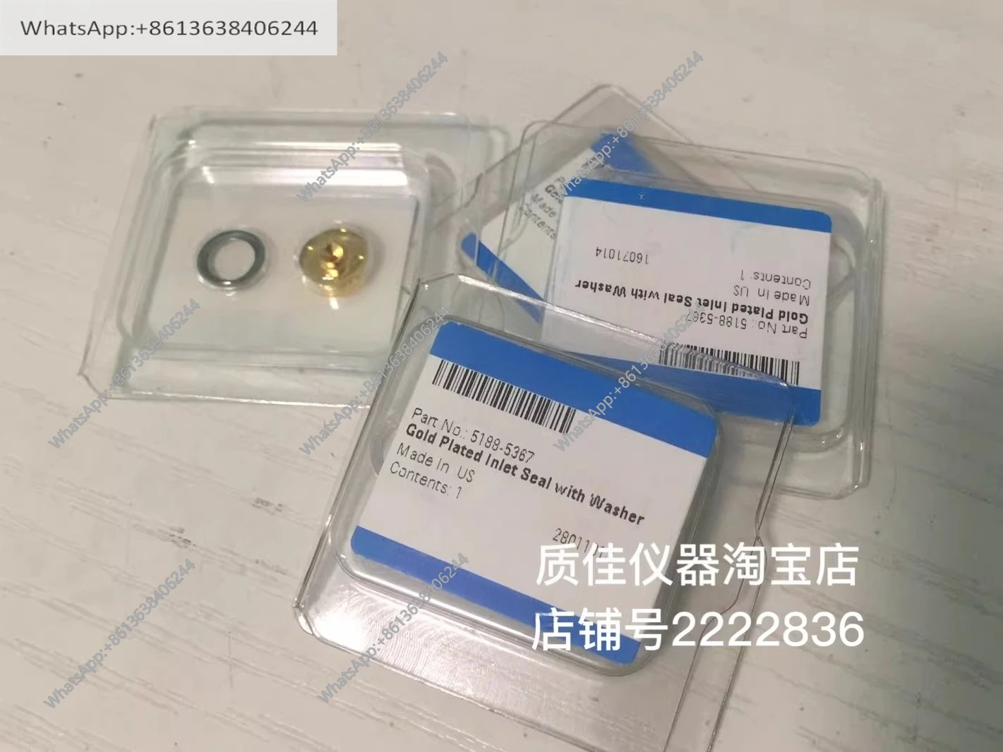1pc New Original Gasket Diversion Plate Gold Plated Seal Kit Special 5188-5367