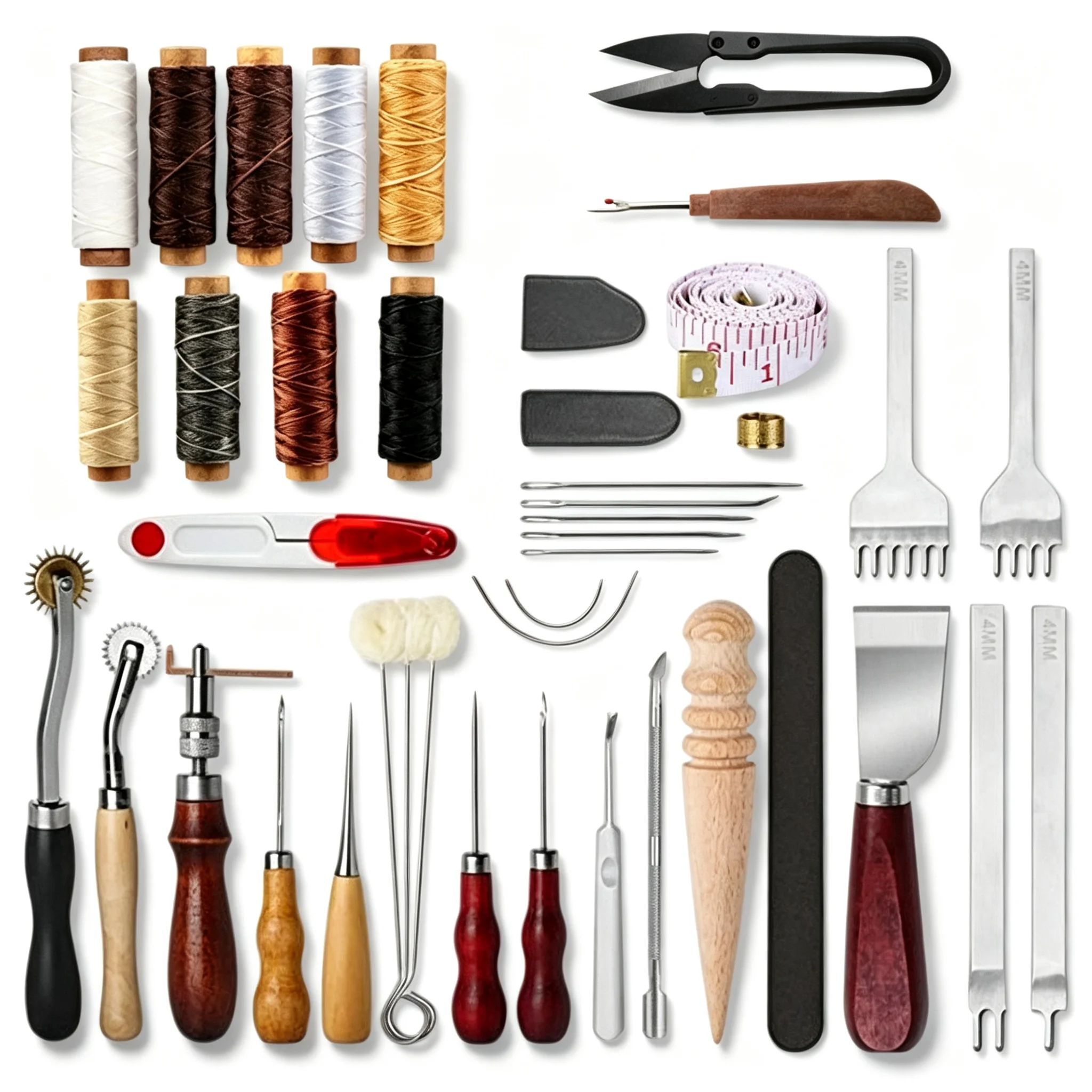 Leatherwork Beginner Tools - Complete Leather Working Tools Kit, Leather
