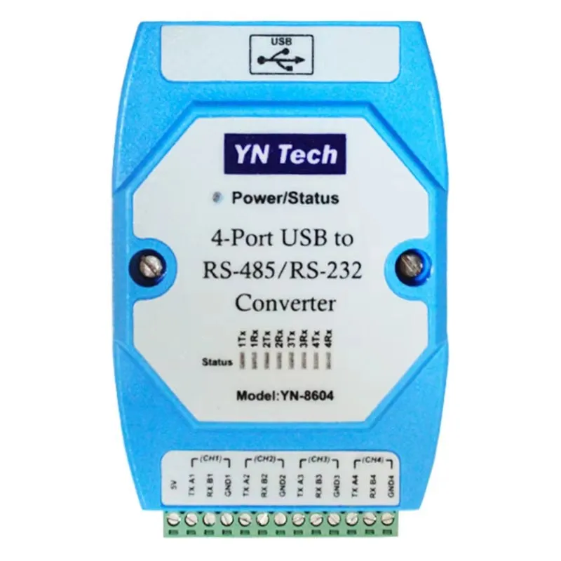 YN8604 USB to 4-port RS485/232 4-channel RS232 to USB serial port COM port conversion industry