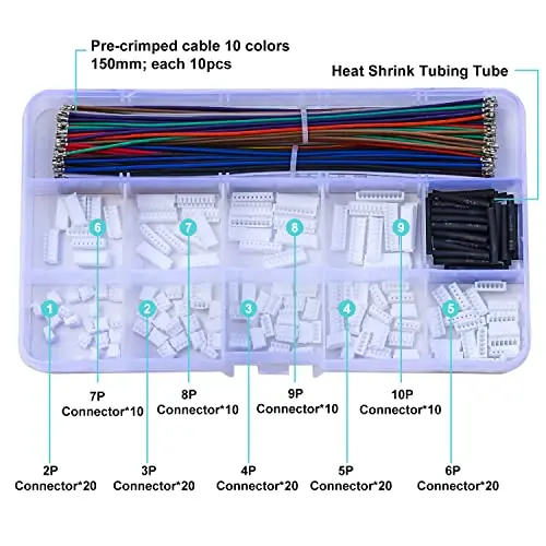 Imagem -03 - Conector Fêmea com 28awg Pre-frisado Cabos Alojamento Fêmea do Passo Jst-zh 1.5 de 1.5 mm