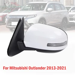 Auto Door Wing Side Rearview Mirror Assembly Exterior Mirrors For Mitsubishi Outlander 2013-2021 Models 9PINS Power Folding