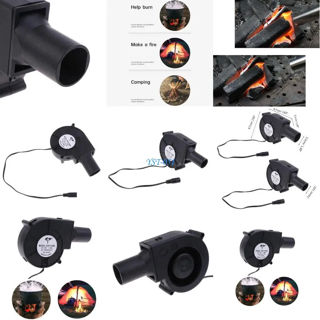 

E15A 12V 1.88A 9733 Сильный центробежный турбонагнетатель с большим объемом воздуха 4500 об/мин 5,5x2,1