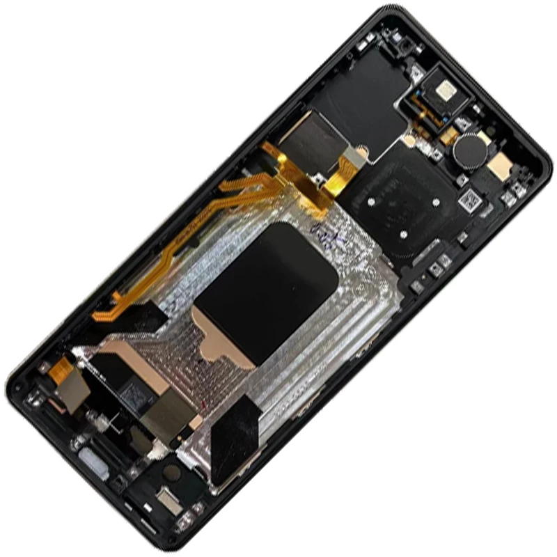 Imagem -04 - Amoled Touch Screen Digitizer Assembly Peças de Reparo Display Lcd Original com Frame Sony Xperia iv Xq-cq54 Xq-cq72 61