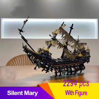 2294 PCS. Silent Mary Ship Model Building Blocks Brick For Kids Early Education DIY Toy Birthday Gifts 71042 16042