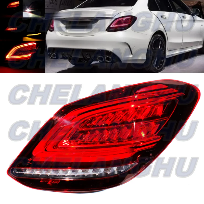 

LED Tail Light For Benz W205 RHD type C180 C200 C250 C300 C350e C63 C43 2015 2016 2017 Right Side Rear Lamp Car accessories