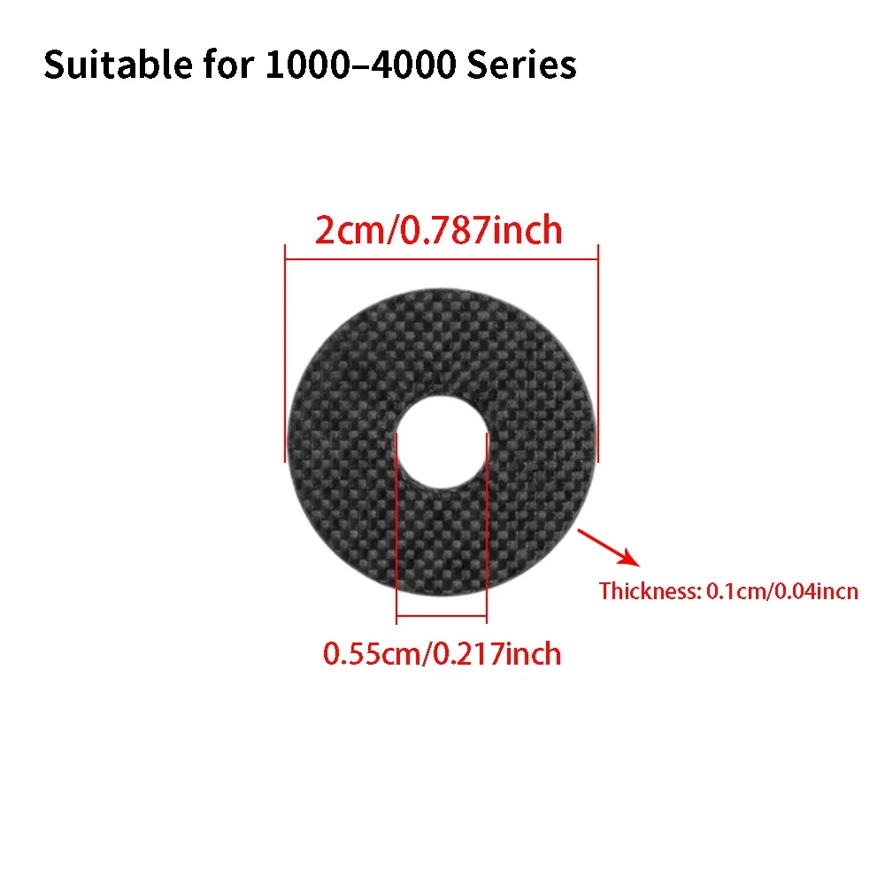 Huidiao Fishing Reel Carbon Fiber Drag Washer Brake Gasket Spinning Reel Brake Pads Fishing Tools DIY Fishing Accessories