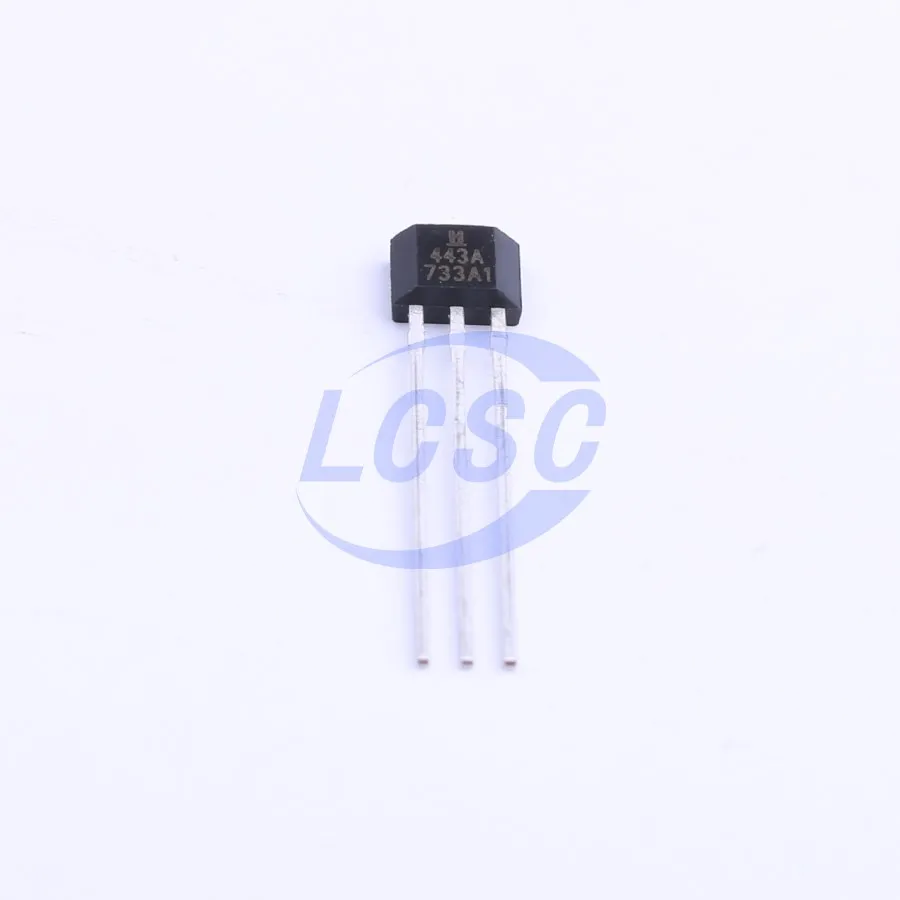 10Pcs/Lot SS443A TO-92S Hall Switches Board Mount Hall Effect / Magnetic Sensors Flat TO-92 3.8Vdc Unipolar PCB 443A