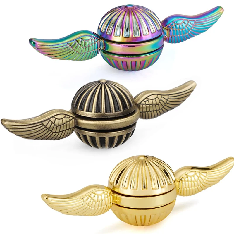 2개입 클래식 핑거팁 자이로 스트레스 해소 손가락 장난감 핸드 피젯 스피너 멋진 장난감 어린이 불안 ADHD 자폐증 선물