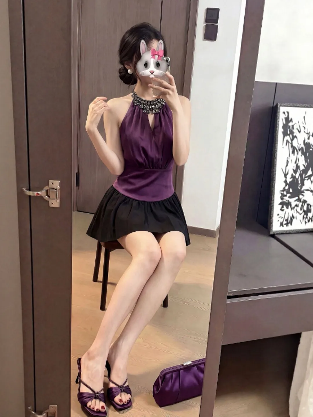 

Сексуальный комплект в стиле «сестринский образ»: уникальный топ без рукавов и короткая юбка, летний модный ансамбль из хлопковой смеси, повседневная одежда для комфортного отдыха