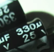 Alkaline capacitor 25V 330UF 8X12 genuine product