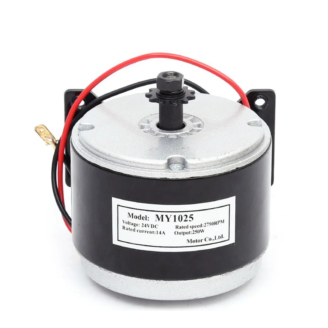 250W Motor 250W 24V Brushed Electric Vehicle High Speed Motor/Motor MY1025 Model