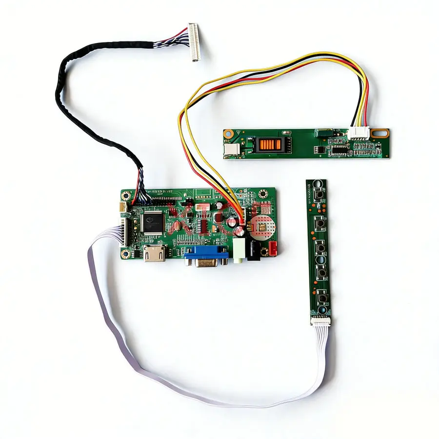 

Для IAUX14 ITUX97 HSD150PU1 HV150UX1 контроллер ЖК-монитора плата привода DIY Kit 1-CCFL 1600*1200 1600x1200 LVDS 30-контактный HDMI + VGA