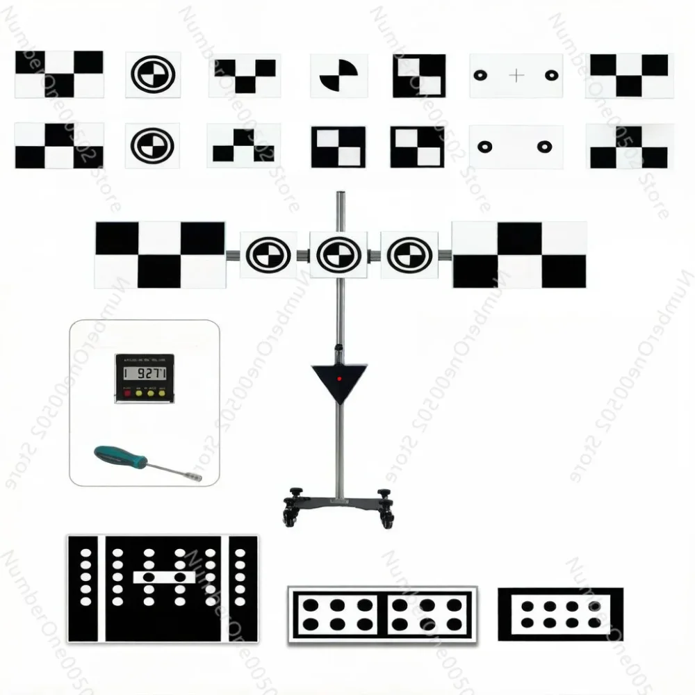 Complete ADAS Calibration Kit ACC mmWave Radar Japanese Cars,Front Rear Camera for Toyota Honda VW Porsche, for Honda Blind Spot