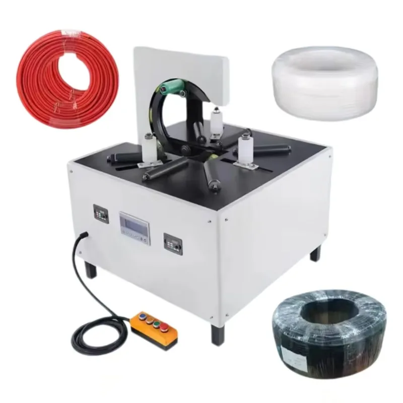 

Полностью автоматическая орбитальная упаковочная машина для обмотки шин, кабелей, шлангов, катушек, барабанов горизонтальной кольцевой упаковкой