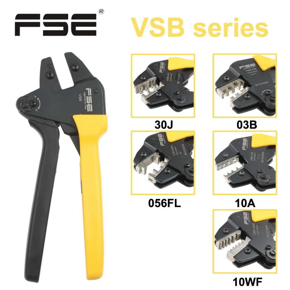 Alicate de Crimpagem Elétrico Vsb03b Vsb30j 10wf Vsb10 056fl para Terminais de Tubo Pulg Kit Vsb Multi-ferramenta